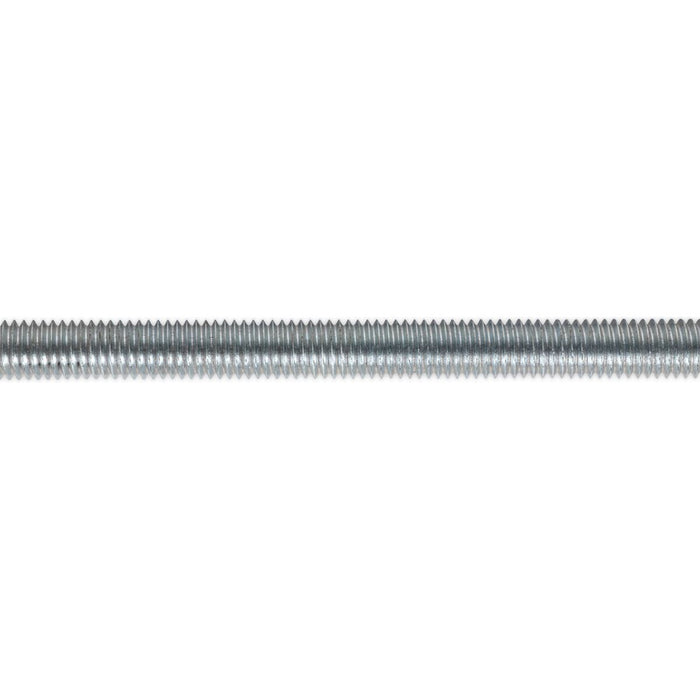 Sealey Studding M8 x 1m Zinc Pack of 5 STUD8 Sealey - Town Tools 