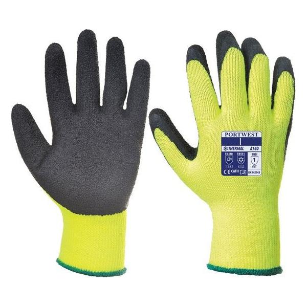 Portwest Thermal Grip Glove - Black - Large Portwest - Town Tools 