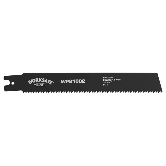 Sealey Pipe Saw Blade 200 x 25 x 1.7mm 8tpi Pack of 5 WPS1002 Sealey - Town Tools 