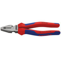 KNIPEX 02 02 200 SB High Leverage Combination Pliers, 200mm - 02 02 200 SB