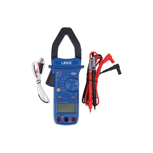 Laser Digital Clamp Meter CAT III - 600V Laser - Town Tools