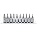 Draper TX-STAR Security Socket Bit Set, 3/8" Sq. Dr., 48mm (10 Piece) Draper - Town Tools