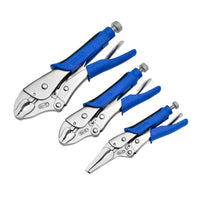 Draper Soft Grip Self Grip Pliers Set (3 Piece) - 9006/3A