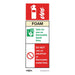 Sealey Safe Conditions Safety Sign Foam Fire Extinguisher Rigid Plastic Pack of Sealey - Town Tools 