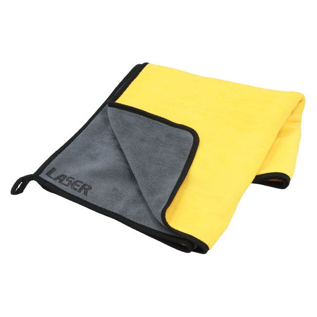 Laser Microfibre Coral Fleece Drying Towel - XL Laser - Town Tools