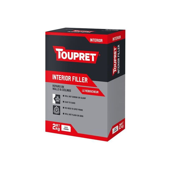 Toupret Interior Filler 2kg Toupret - Town Tools