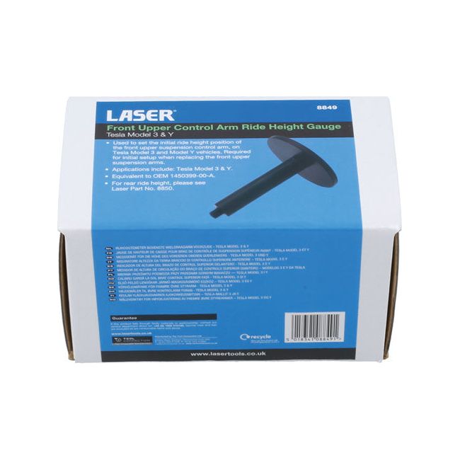 Laser Front Upper Control Arm Ride Height Gauge - Tesla Model 3 & Y Laser - Town Tools