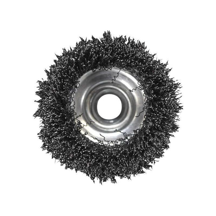 Faithfull Wire Cup Brush 80mm M14x2, 0.30mm Stainless Steel Wire Faithfull - Town Tools