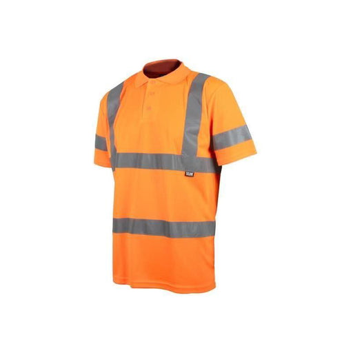 Scan Hi-Vis Polo Shirt Orange - L (42in) Scan - Town Tools