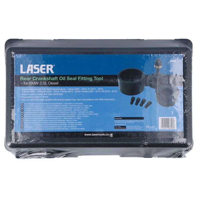 Laser Rear Crankshaft Oil Seal Fitting Tool - for BMW 2.0L Diesel Laser - Town Tools