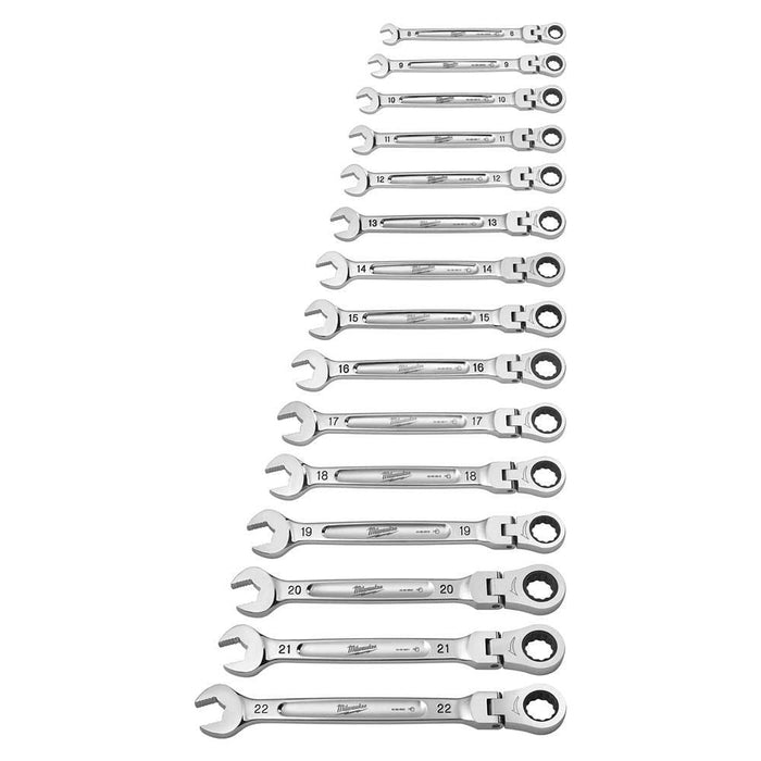 Milwaukee Matbite Flex Spanner Set 8-22Mm 15P 4932478558 Milwaukee - Town Tools 