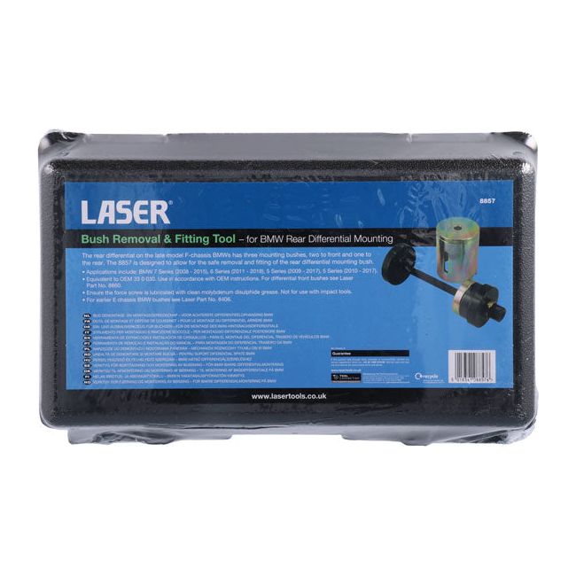 Laser Bush Removal & Fitting Tool - for BMW Rear Differential Mounting (rear bush) Laser - Town Tools
