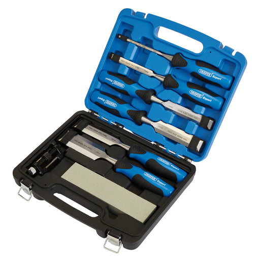 Draper Expert Soft Grip Wood Chisel Kit, 140mm (8 Piece) - WCS8/SG - image 1