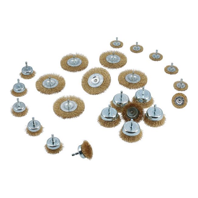 Laser Wire Brush Assortment 24pc Laser - Town Tools