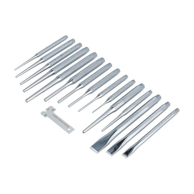 Laser Punch & Chisel Set 16pc Laser - Town Tools