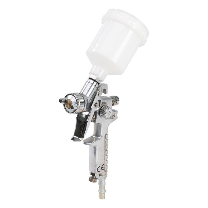 Silverline Gravity Feed HVLP Spray Gun 100ml Silverline - Town Tools 