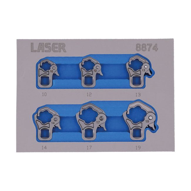 Laser Ratchet Flare Nut Wrench Set 3/8"D Laser - Town Tools