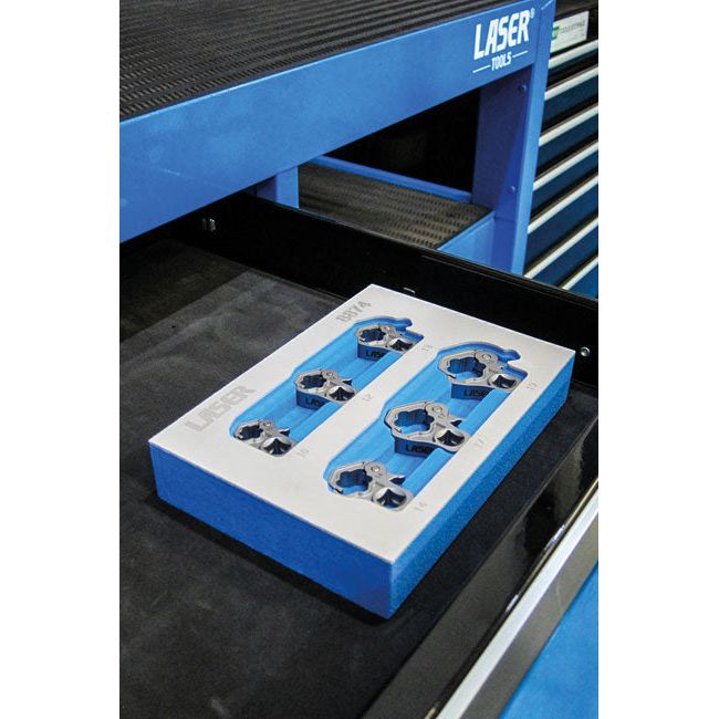 Laser Ratchet Flare Nut Wrench Set 3/8"D Laser - Town Tools