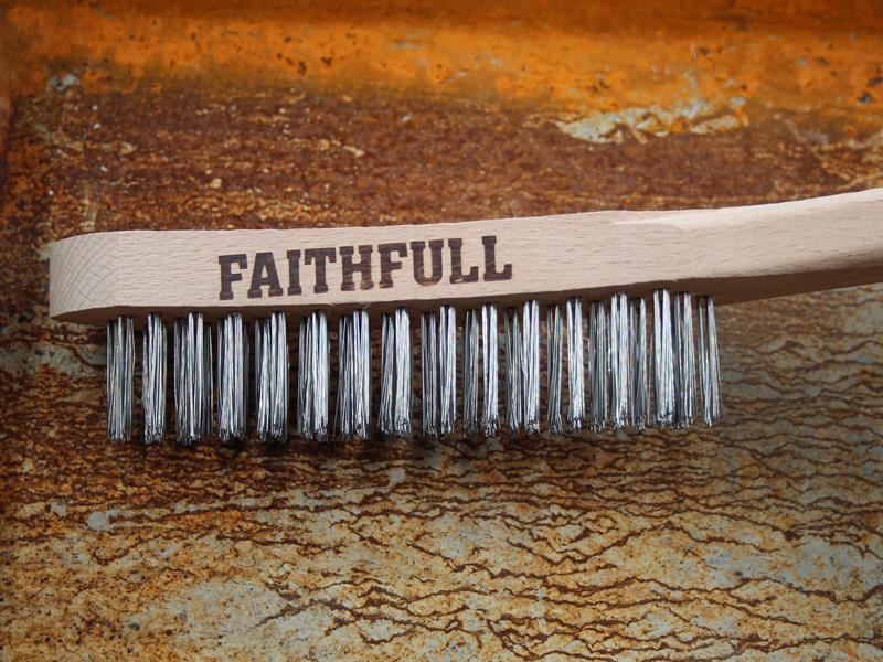 Faithfull Heavy-Duty Stainless Steel Scratch Brush, 4 Row Faithfull - Town Tools