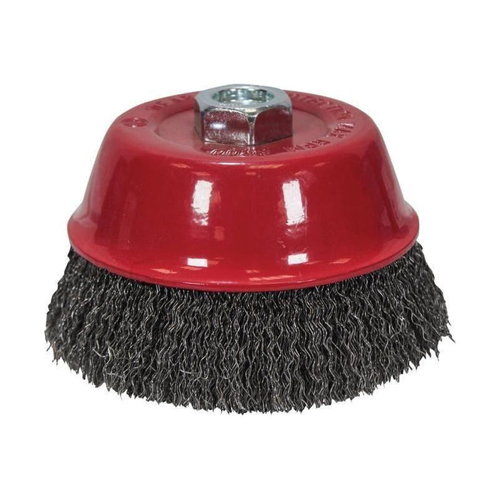 Faithfull Wire Cup Brush 100mm M14x2, 0.30mm Steel Wire Faithfull - Town Tools