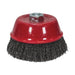 Faithfull Wire Cup Brush 100mm M14x2, 0.30mm Steel Wire Faithfull - Town Tools
