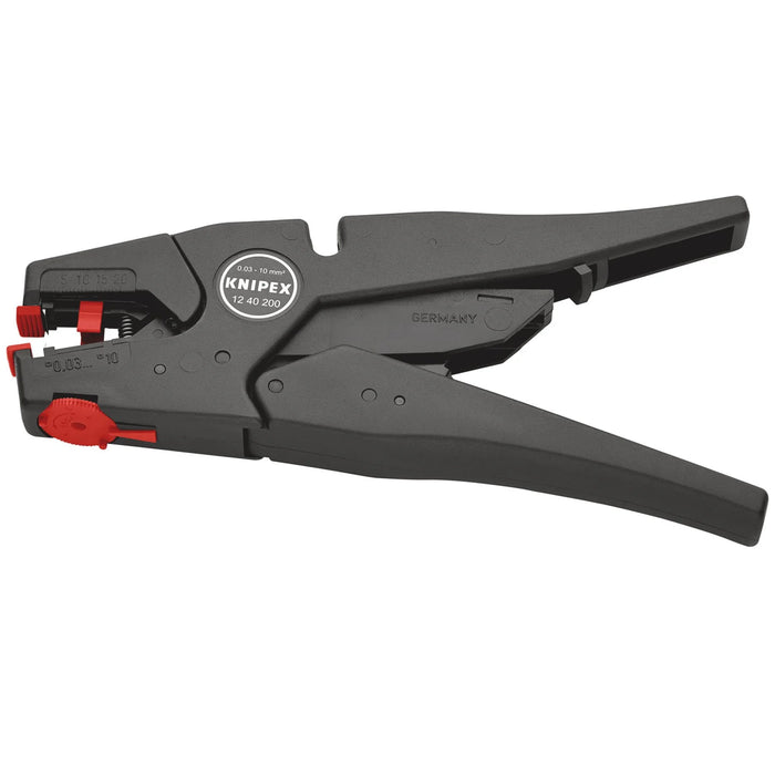 KNIPEX 12 40 200SB Self Adjusting Insulation Stripper, 200mm - 12 40 200 SB