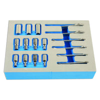 Laser BA Spanner & Socket Set 1/4"D 17pc 7132