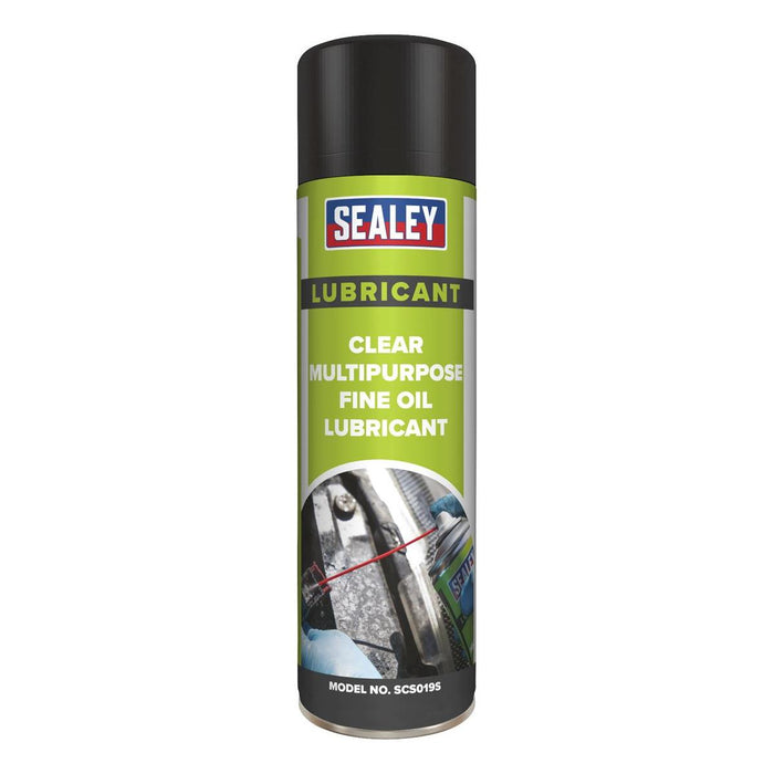 Sealey Clear Fine Oil Lubricant Multipurpose 500ml SCS019S