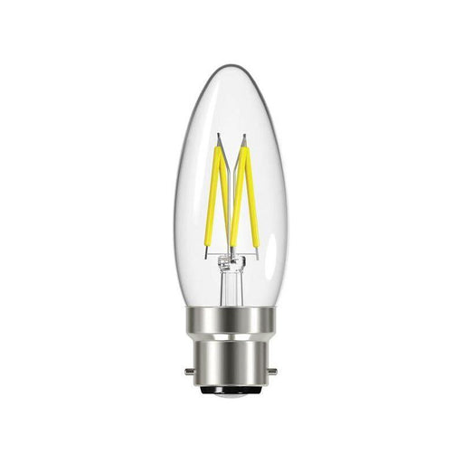 Energizer® LED BC (B22) Candle Filament Non-Dimmable Bulb, Warm White 470 lm 4W Energizer® - Town Tools