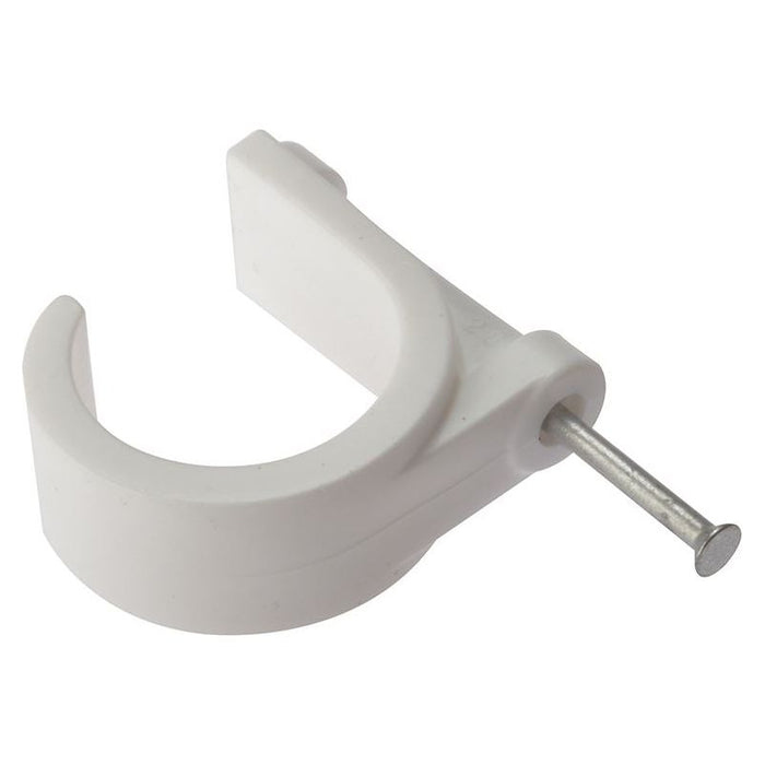 Forgefix Pipe Clip with Masonry Nail 28mm Box 50 ForgeFix - Town Tools