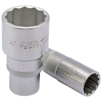 Draper Elora Deep Bi-Hexagon Socket, 1/2" Sq. Dr., 19mm 25119
