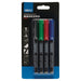 Draper Marker Pens, Multicoloured (Pack of 4) 20943 Draper - Town Tools 