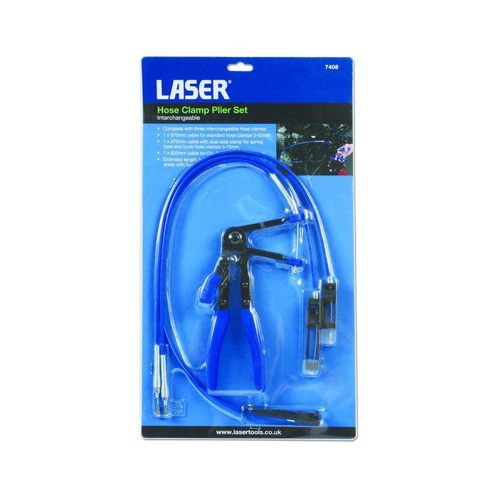 Laser Hose Clamp Plier Set - Interchangeable 7408