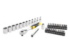 STANLEY Hand Tools 1/4in Compact Socket Set, 37 Piece STANLEY� Hand Tools - Town Tools