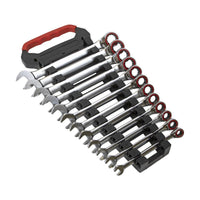 Sealey Reversible Ratchet Combination Spanner Set 12pc Metric Platinum Series