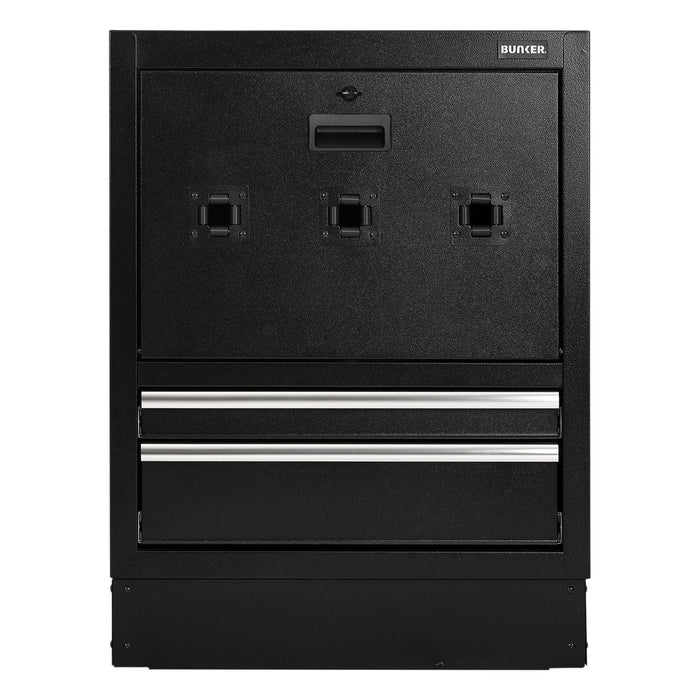 Draper Bunker Modular Floor Reel Cabinet, 2 Drawer, 680mm Draper - Town Tools