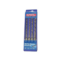 Faithfull SDS Plus Drill Bit Set, 4 Piece