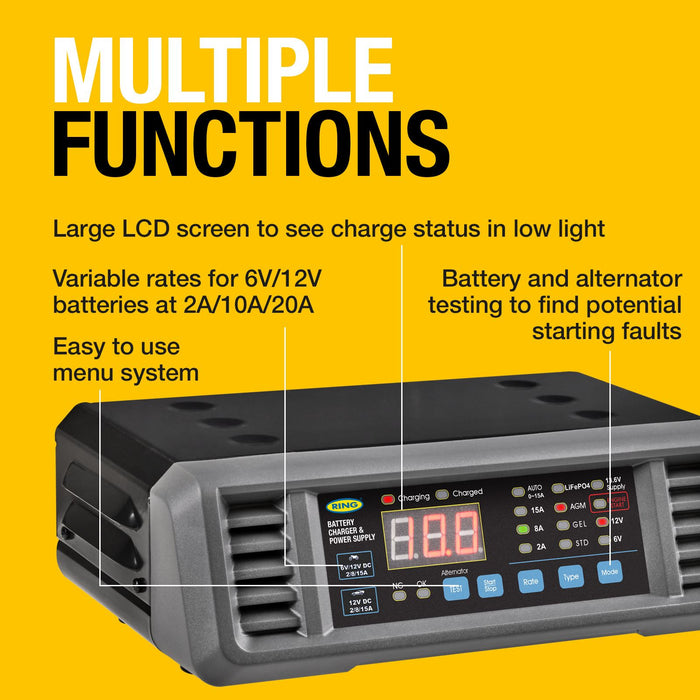 Ring RSCP20 SMARTCHARGE PRO 20A Battery Support Unit
