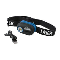 Laser Motion Sensor Headlight / Work Light - Rechargeable 8409