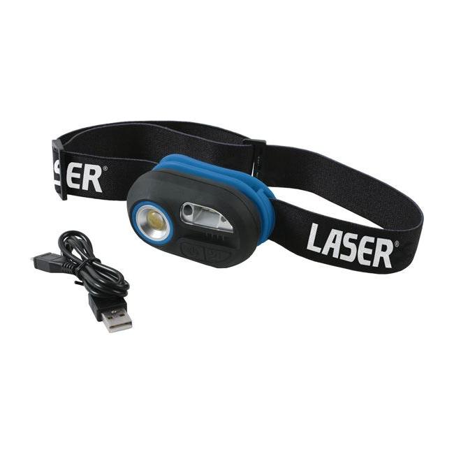 Laser Motion Sensor Headlight / Work Light - Rechargeable 8409 Laser - Town Tools 