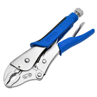 Draper Soft Grip Curved Jaw Self Grip Pliers, 220mm - 9006SG