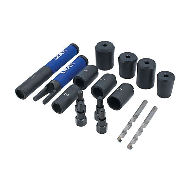 Laser Locking Wheel Nut Removal Kit - Lug Driller Laser - Town Tools