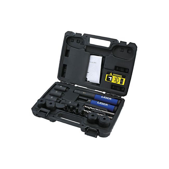 Laser Locking Wheel Nut Removal Kit - Lug Driller Laser - Town Tools