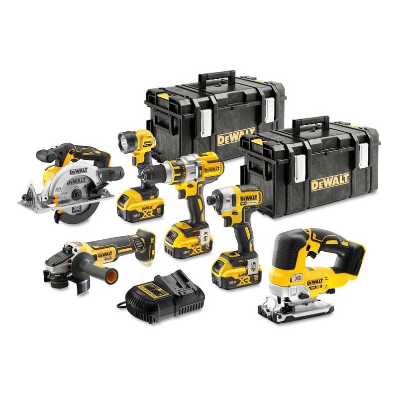 Dewalt Power Tools DCK664P3 XR Brushless 6 Piece Kit 18V 3 x 5.0Ah Li-ion DeWALT Power Tools - Town Tools