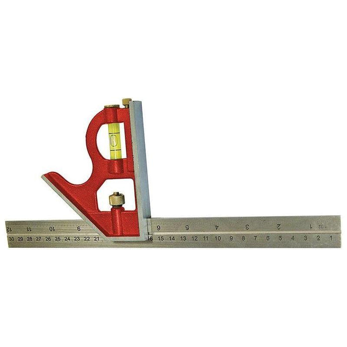 Faithfull Combination Square 300mm (12in) Faithfull - Town Tools