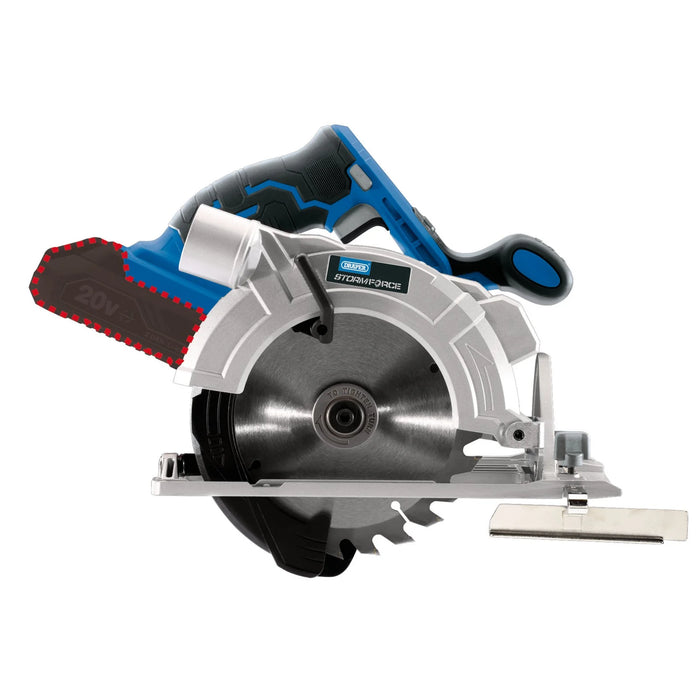 Draper Storm Force® 20V Circular Saw (Sold Bare) - CCS20SF