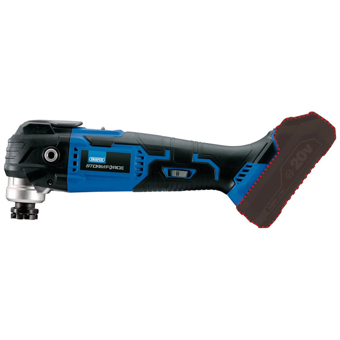Draper Storm Force® 20V Oscillating Multi-Tool (Sold Bare) - COMT20SF