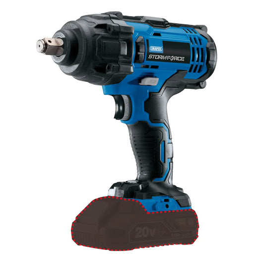 Draper Storm Force® 20V Mid-Torque Impact Wrench, 1/2" Sq. Dr., 400Nm (Sold - image 1