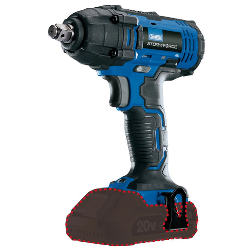 Draper Storm Force® 20V Mid-Torque Impact Wrench, 1/2" Sq. Dr., 250Nm (Sold - image 1