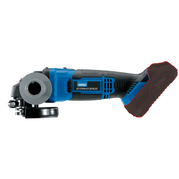 Draper Storm Force® 20V Angle Grinder, 115mm (Sold Bare) - CAG20SF